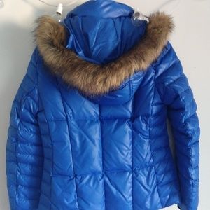 Small NWT Marc New York blue puffer quilted coat